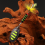 Hand-Cranked Copper Column Three Hook Bait Green Dot 7