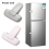 Home Refrigerator Lock Refrigerator Freezer Lock Safe Home Gray 3