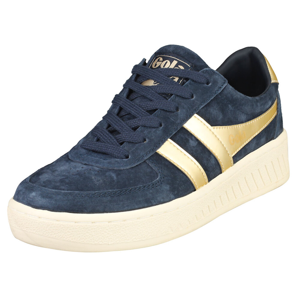 Gola Grandslam Pearl Womens Fashion Trainers In Navy - 3 Uk