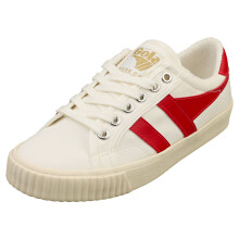 (4) Gola Tennis Mark Cox Womens Casual Trainers in Off White Raspberry