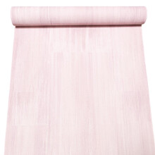 (Full Roll) Pink Linen-Effect Washable 3D Wallpaper Non-Pasted & Strippable Wall Art Panel
