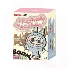 POP MART Labubu The Monsters Etciting Macaron Plüsch Serie (1 Blind Box Figuren)