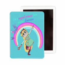 (Star Vs The Forces Of Evil_3448) Fridge Magnets Ceramic Refrigerator Magnet Handmade Graphic Artwork Kitchen Decorative Accessories / 2.4 x 3.2inch