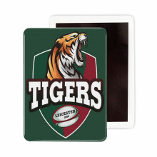 (Leicester Tigers_5849) Fridge Magnets Ceramic Refrigerator Magnet Handmade Graphic Artwork Kitchen Decorative Accessories / 2.4 x 3.2inch
