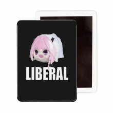 (Fate Astolfo Liberal Plush_6955) Fridge Magnets Ceramic Refrigerator Magnet Handmade Graphic Artwork Kitchen Decorative Accessories / 2.4 x 3.2inch