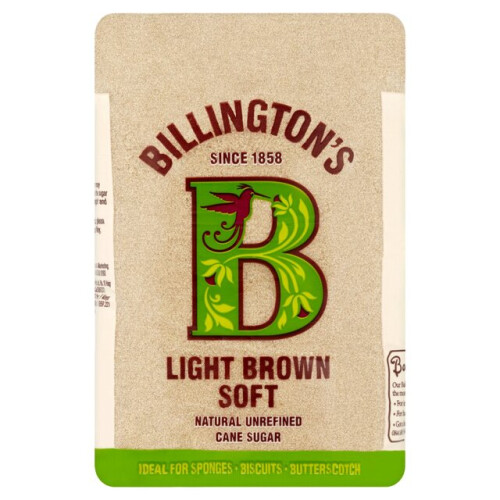 Billington's Light Brown Sugar 1kg
