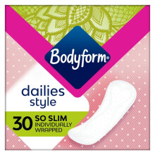 Bodyform Light Liners So Slim Single Wrapped 34 per pack