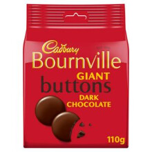 Cadbury Bournville Giant Buttons Chocolate Bag 110g
