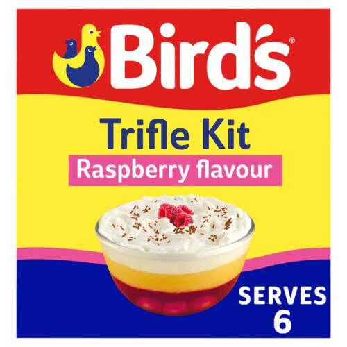 Bird's Trifle Mix Raspberry 141g - Pack of 2