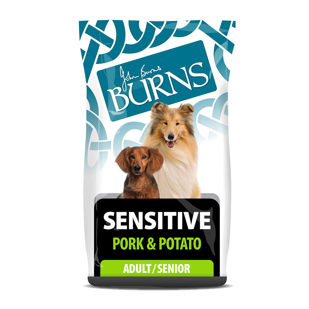 Burns Sensitive+ Pork And Potato Adult Dog Food (2Kg)