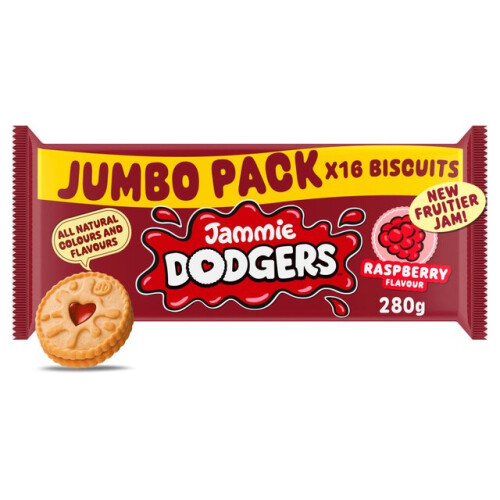 Burton's Jammie Dodgers (2 per pack - 280g) - Pack of 2