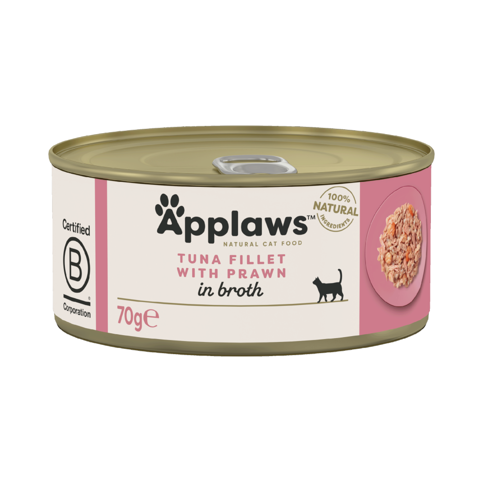 Applaws Tuna And Prawn Cat Food Tin By (70G) (Pack Of 6)