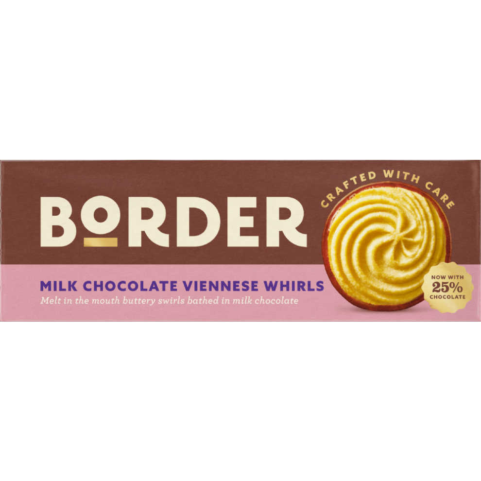 Border Milk Chocolate Viennese 150G (Pack Of 6)