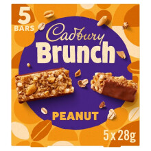 Cadbury Brunch Bar Peanut 5 x 28g - Pack of 6