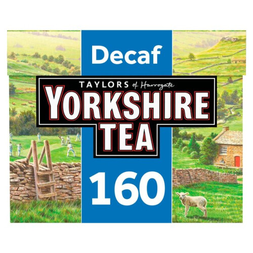 Yorkshire Tea Yorkshire Decaf Teabags 160 per pack - Pack of 6