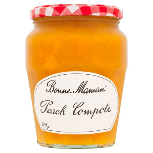 Bonne Maman Peach Compote 600g - Pack of 6