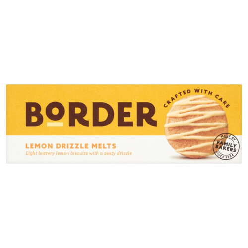 Border Border Biscuits Lemon Drizzle Melts 150G