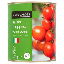 Chef's Larder Italian Peeled Plum Tomatoes in a Rich Tomato Juice 800g