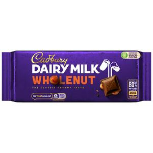 Cadbury Cadbury Dairy Milk Whole Nut Bar (180g)