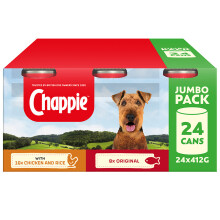 Chappie 24 x 412g Cans (9.888kg) (Pack of 2)
