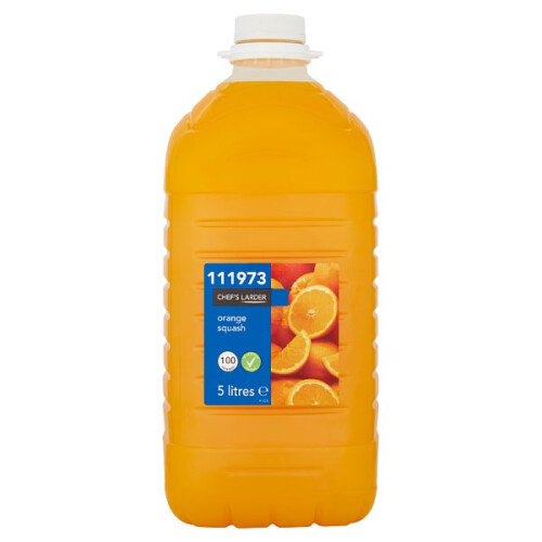 Chef's Larder Orange Squash 5L Pack of 2