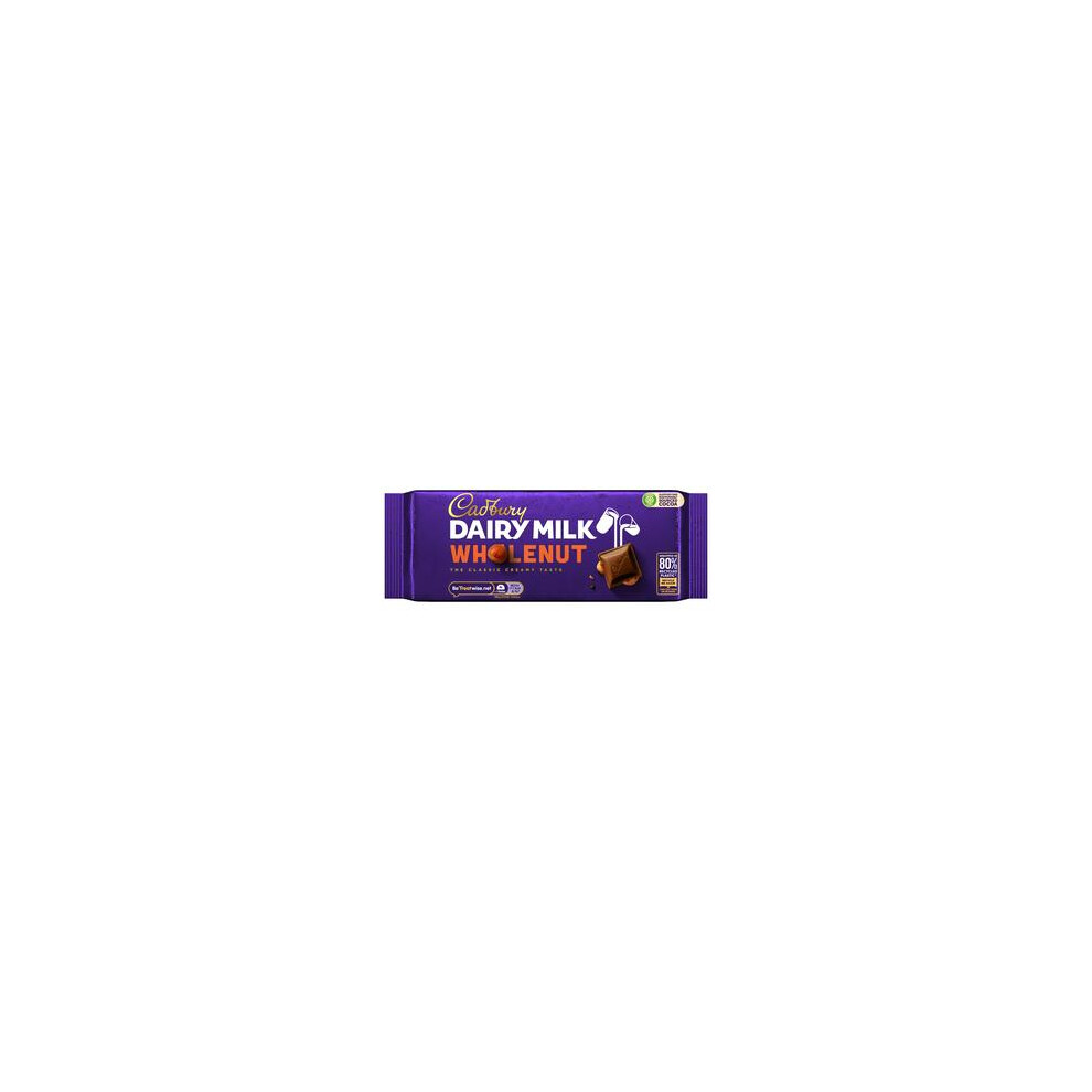Cadbury Dairy Milk Whole Nut Bar (180G) - Pack Of 2