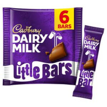 Cadbury Dairy Milk Little Bars (6 per pack - 124g) - Pack of 2