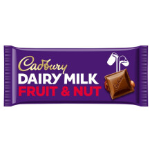 Cadbury Dairy Milk Fruit & Nut (180g) - Pack of 2