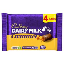 Cadbury Dairy Milk Caramel 4 Pack 148g (Pack of 2)