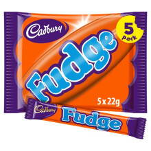Cadbury Fudge 5 x 22g (Pack of 2)
