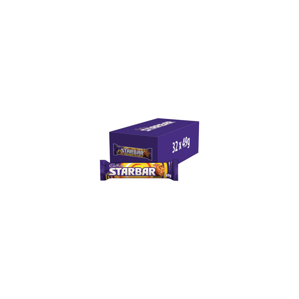 Cadbury Starbar Chocolate Bar 49G Pack Of 32