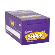 Cadbury Snack Shortcake Chocolate Biscuit 43g Pack of 36