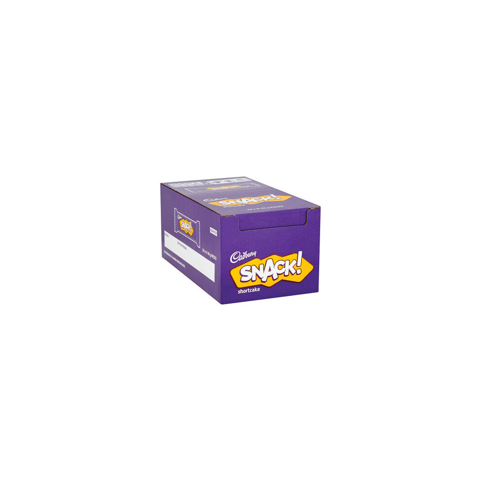 Cadbury Snack Shortcake Chocolate Biscuit 43G Pack Of 36