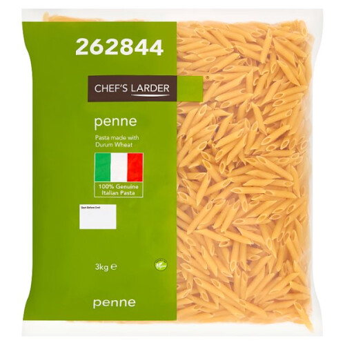 Chef's Larder Penne 3kg Pack of 4