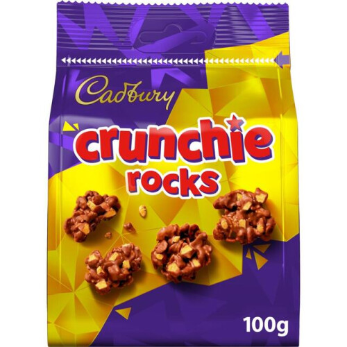 Cadbury Cadbury Crunchie Rocks 100g - (PACK OF 4)