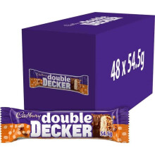 Cadbury Double Decker Chocolate Bar 54.5g Pack of 48