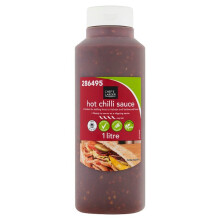 Chef's Larder Hot Chilli Sauce 1L Pack of 6