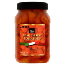 Chef's Larder Semi Dried Tomatoes in Oil 1kg (Drained Weight 600g) Pack of 6