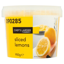 Chef's Larder Sliced Lemons in Lemon Juice 950g (Drained Weight 510g) Pack of 6