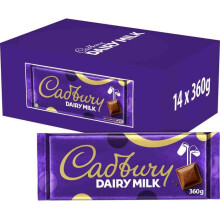 Cadbury Dairy Milk 360g (Box of 14)
