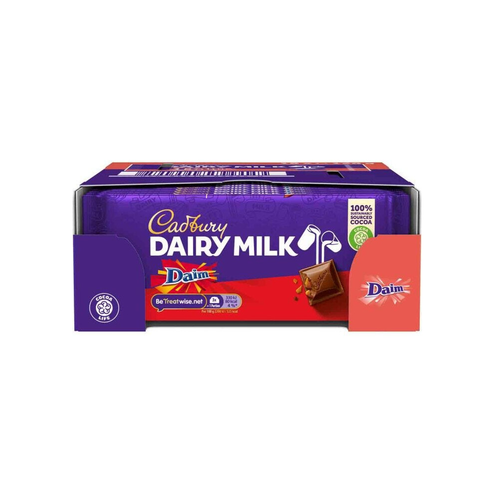 Cadbury Dairy Milk With Daim (Box Of 15)