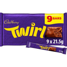 Cadbury Dairy Milk Twirl Chocolate Bars X11 236.5G