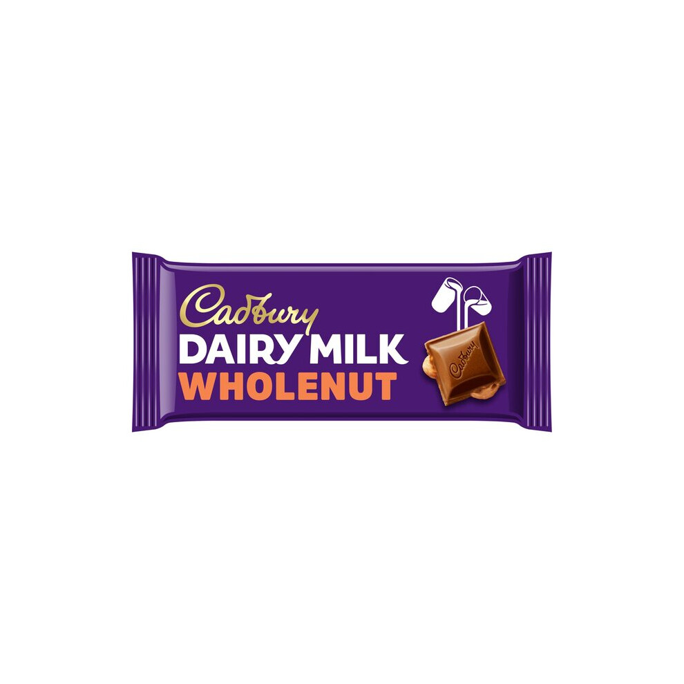 Cadbury Dairy Milk Whole Nut 120G (Box Of 13)
