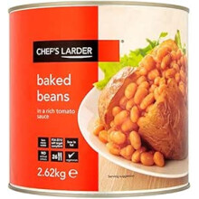 Chef's Larder Baked Beans in a Rich Tomato Sauce 2.62kg