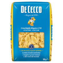 De Cecco Conchiglie Rigate (500g) - Pack of 2