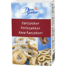 Dansukker Parlsocker Coarse Pearl Sugar (500g) - Pack of 2
