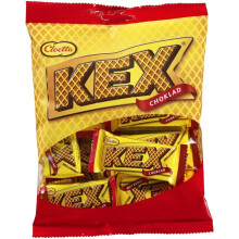 Cloetta Kex Choklad - Chocolate Filled Mini Wafers 156g - Pack of 6