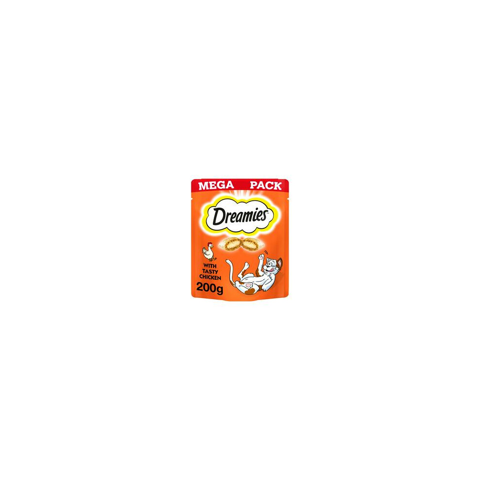 Dreamies Cat Treats Chicken Mega Pack 200g (PACK OF 6)-image-OPC-PH58ZY8-NEW