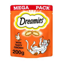 Dreamies Cat Treats Chicken Mega Pack 200g (PACK OF 2)