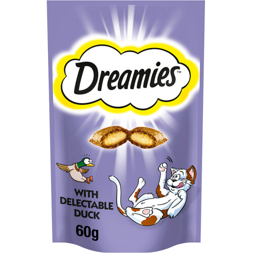 Dreamies Dreamies Cat Treats with Delectable Duck (60g)